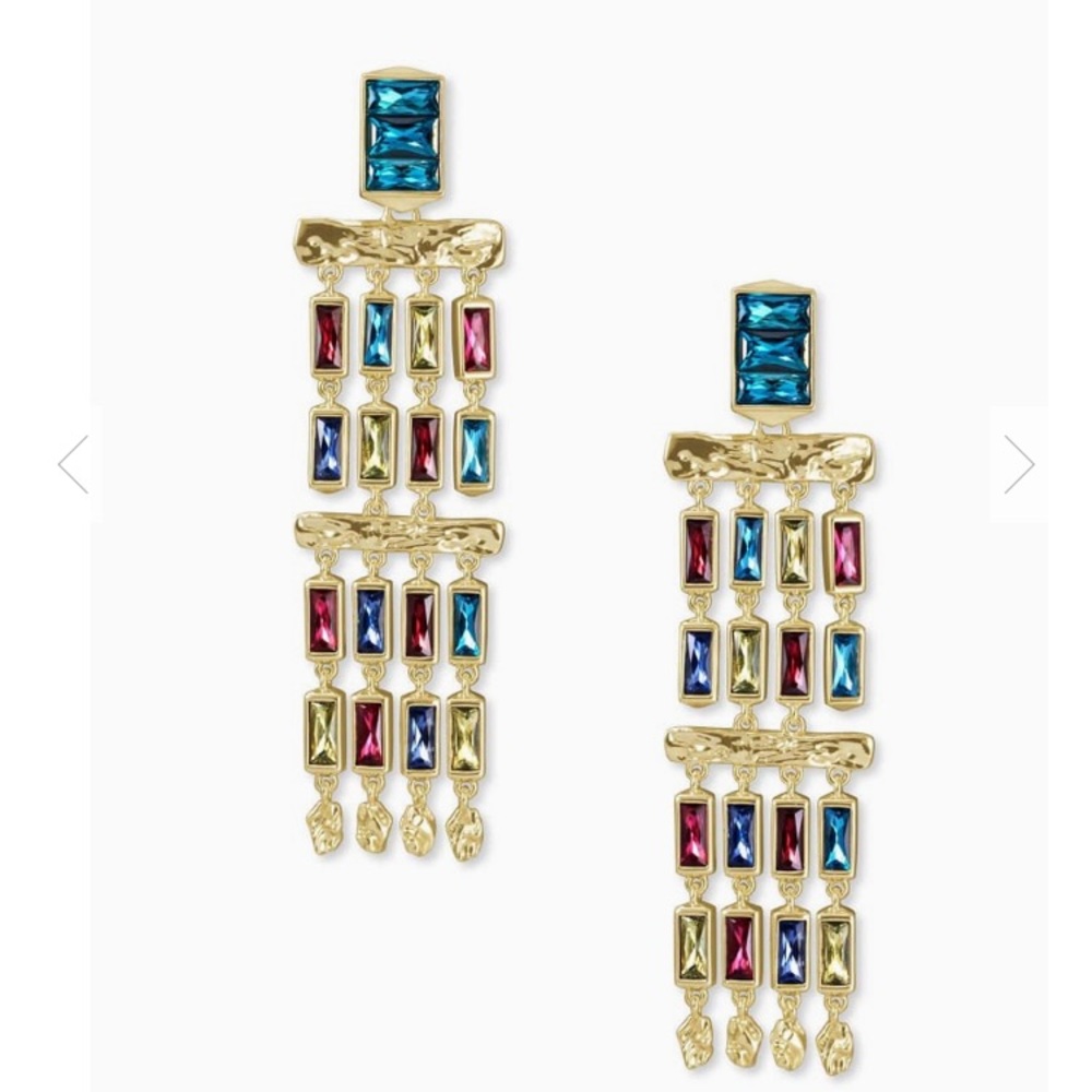 KENDRA SCOTT JACK STATEMENT EARRINGS